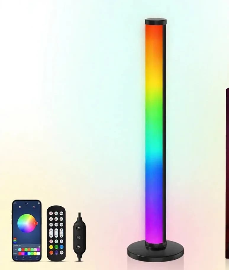 Lampă de birou LED RGB cu reacție la sunet și control prin aplicație