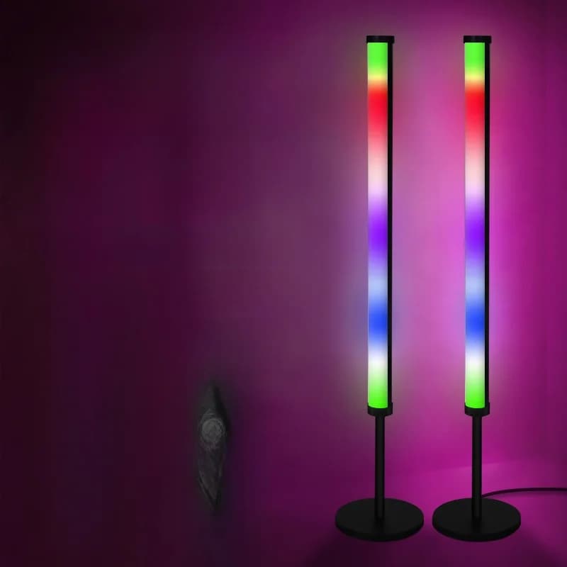 Lampă de atmosferă LED RGB pentru birou cu sincronizare muzicală și control prin aplicație