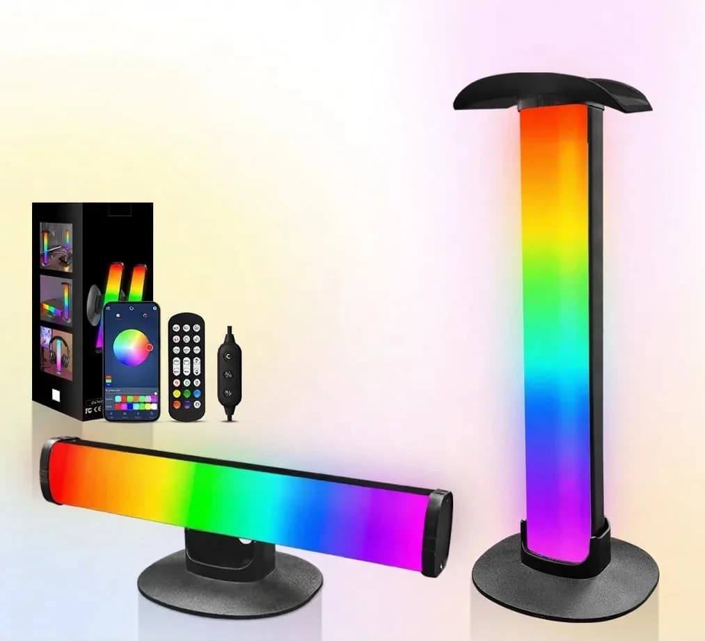 Lampă de atmosferă RGB pentru gaming cu suport căști și sincronizare sunet