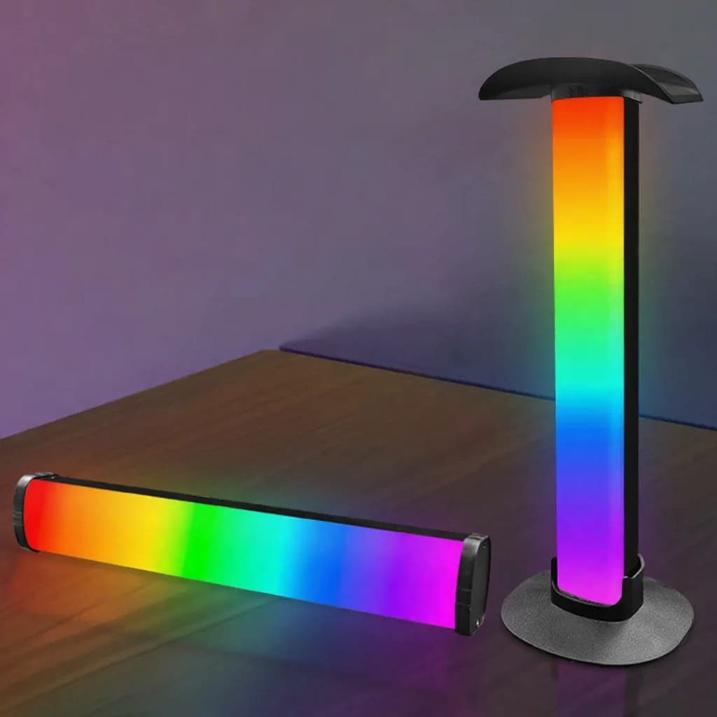 Lampă de atmosferă RGB pentru gaming cu suport căști și sincronizare sunet