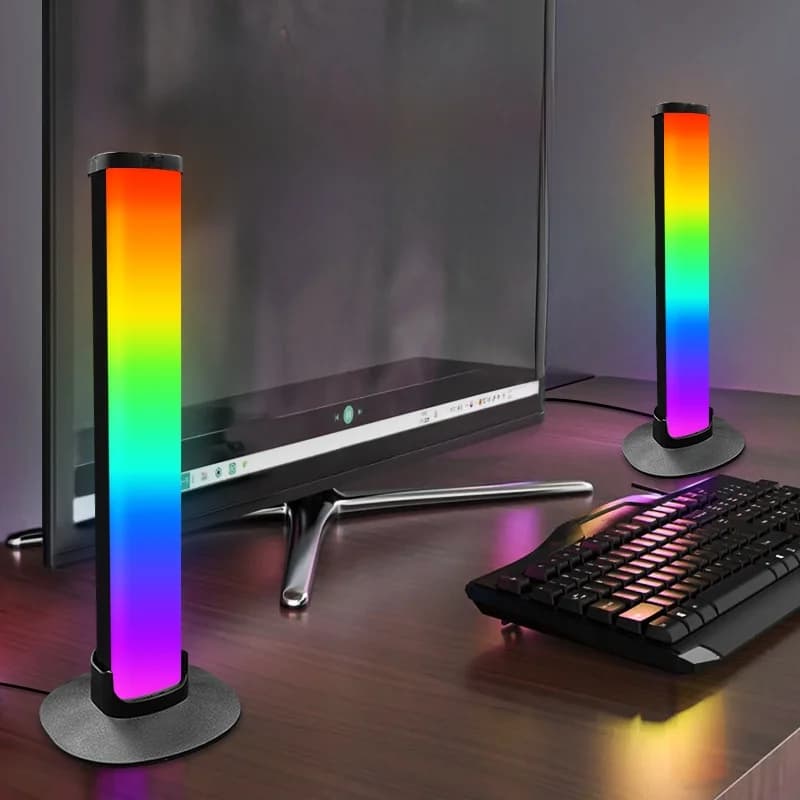 Lampă de atmosferă RGB pentru gaming cu suport căști și sincronizare sunet