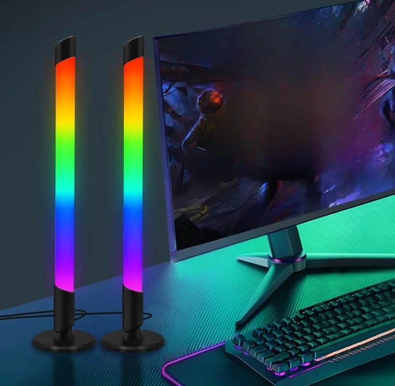 Lumină de atmosferă RGB USB cu sincronizare muzicală pentru gaming