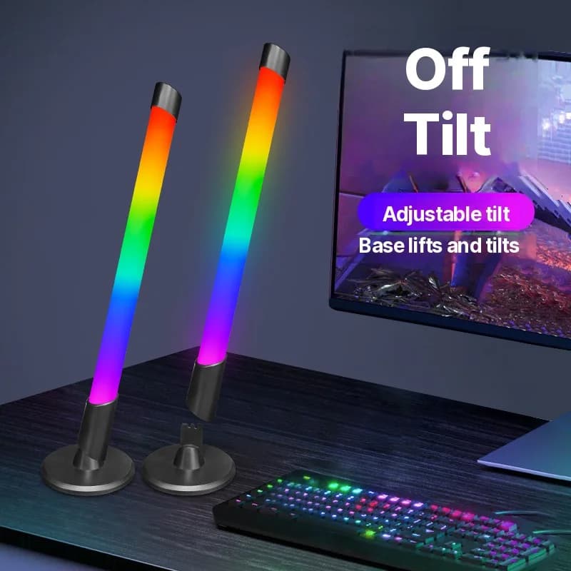 Lumină de atmosferă RGB USB cu sincronizare muzicală pentru gaming