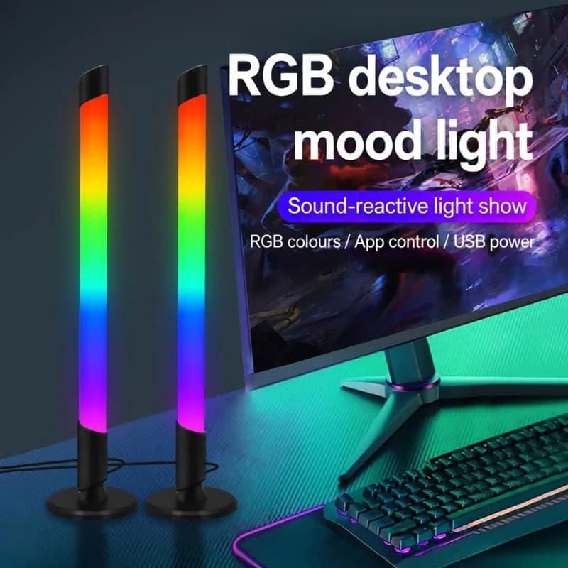 Lumină de atmosferă RGB USB cu sincronizare muzicală pentru gaming