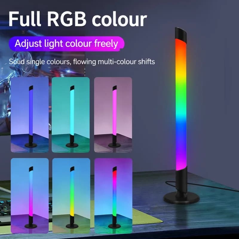 Lumină de atmosferă RGB USB cu sincronizare muzicală pentru gaming